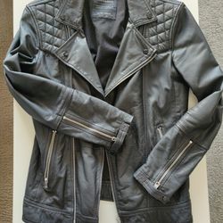 All Saints Kushiro leather jacket (XS Men)