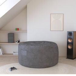 Homguava 6FT Bean Bag Chair Giant Bean Bag with Memory Foam Filled Comfy Bean Bag Chairs for Adults Adult Bean Bag Chai