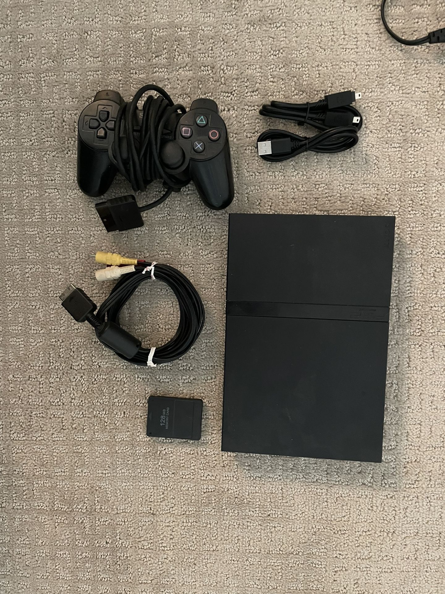 PS2 Slim W/ Games