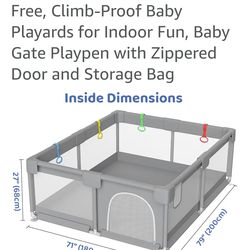 Playpen XL with new unopened netting
