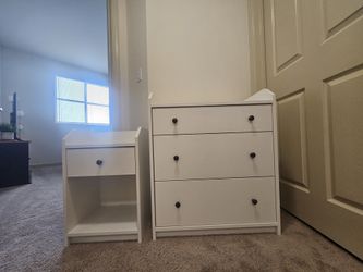 Ikea Dresser + Nightstand (HAUGA)