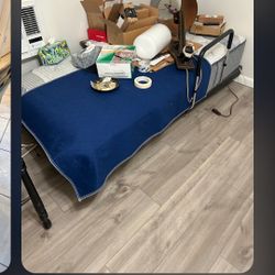 Hospital Single Bed. Head And Feet Raiseh