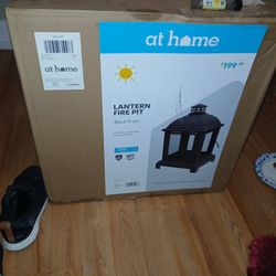 AT HOME LANTERN FIRE PIT/ BRAND NEW COST $199.00/,,