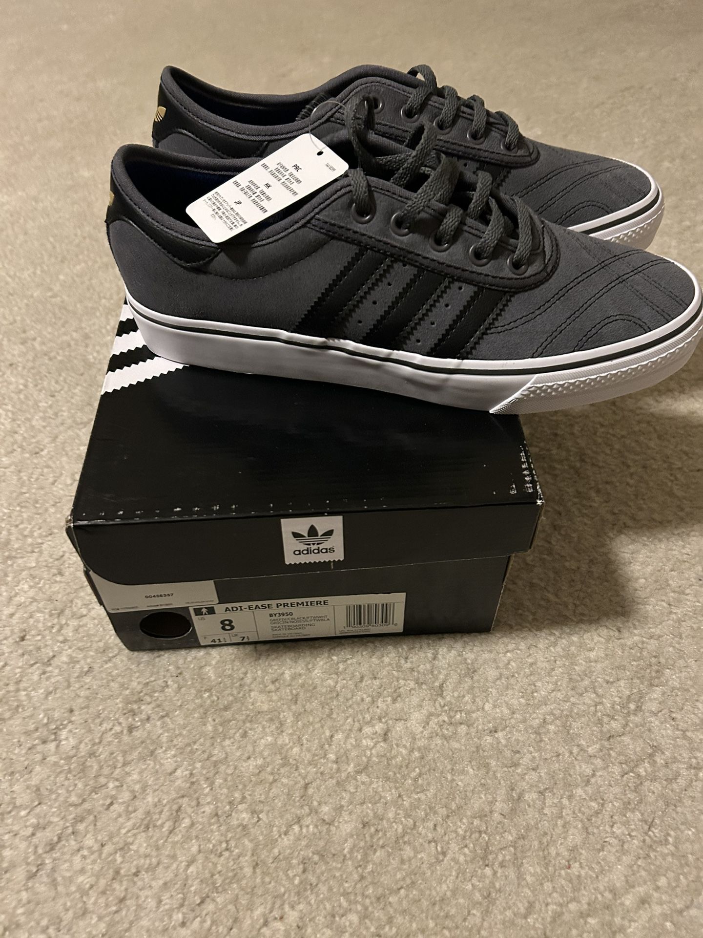 Men Adidas Adi-ease Premier Skateboard Sneaker Size 8