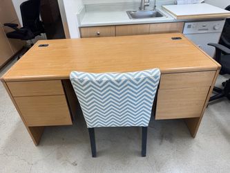 Desk and chair