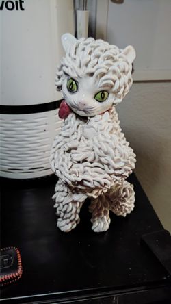 Vintage Italian Spaghetti Cat And Her Kitten