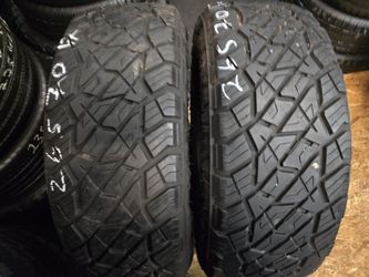 2 Tires 265.70.17 Predators New Mutant 99 % Tread Dot 2523