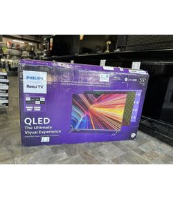 HUGE TV SHIPMENT IN 	55" PHILIPS 4K QLED HDR SMART 55PUL7973/F7