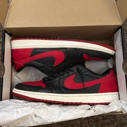 2015 Air Jordan 1 Low Banned Bred Sz 13