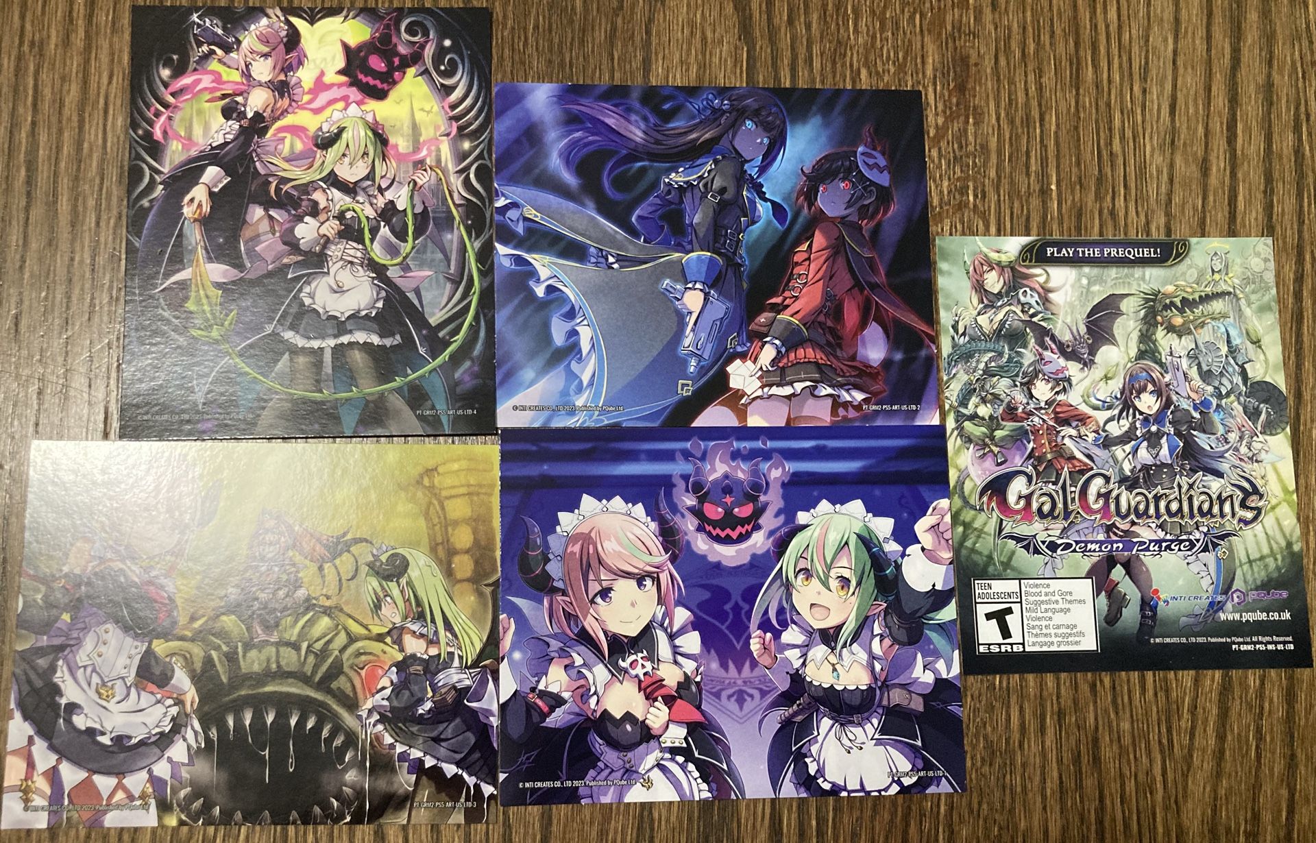 Gal Guardians Servants Of The Dark 5 Character Card Maid In Midnight Anime Castl