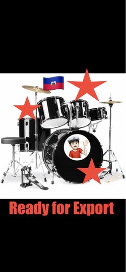 🔥 New Drum Set in Factory Box Complete Drums