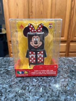 Disney Minnie Mouse Character Rubiks Character Cube.  Recommend age 3+.  Brand new never opened.
