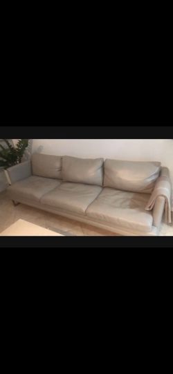 Leather sofa For sale 