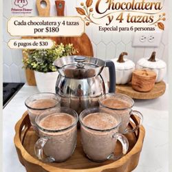 Chocolatera Y Tazas