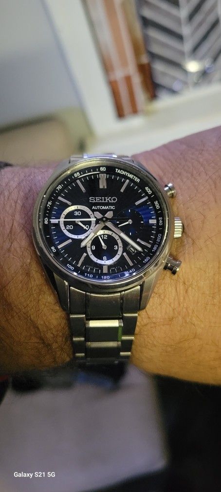 Seiko Brightz Chronograph Titanium  Automatic Made In Japan Original 