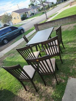 Table and chairs