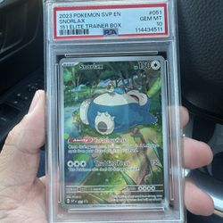 Snorlax Promo 151 Psa 10 