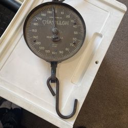 VINTAGE CHATILLON HANGING SCALE