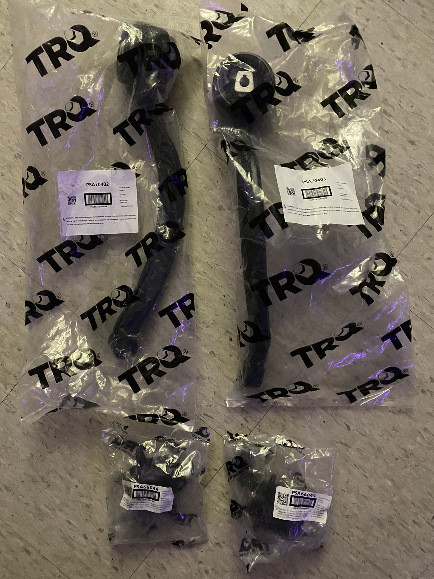 Front Suspension Control Arms And Ball Joints