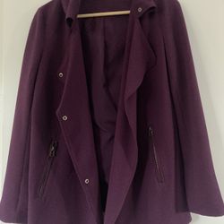 Preowned Bar III Light Jacket Coat Outerwear XS Purple