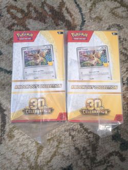 Pokemon 30th Celebration Knockout Collection Box 8  Brand New