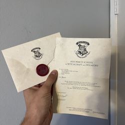 Harry Potter Hogwarts Acceptance Letter