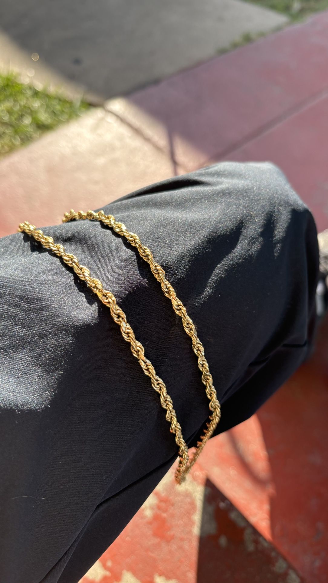 14k Gold Rope Chain