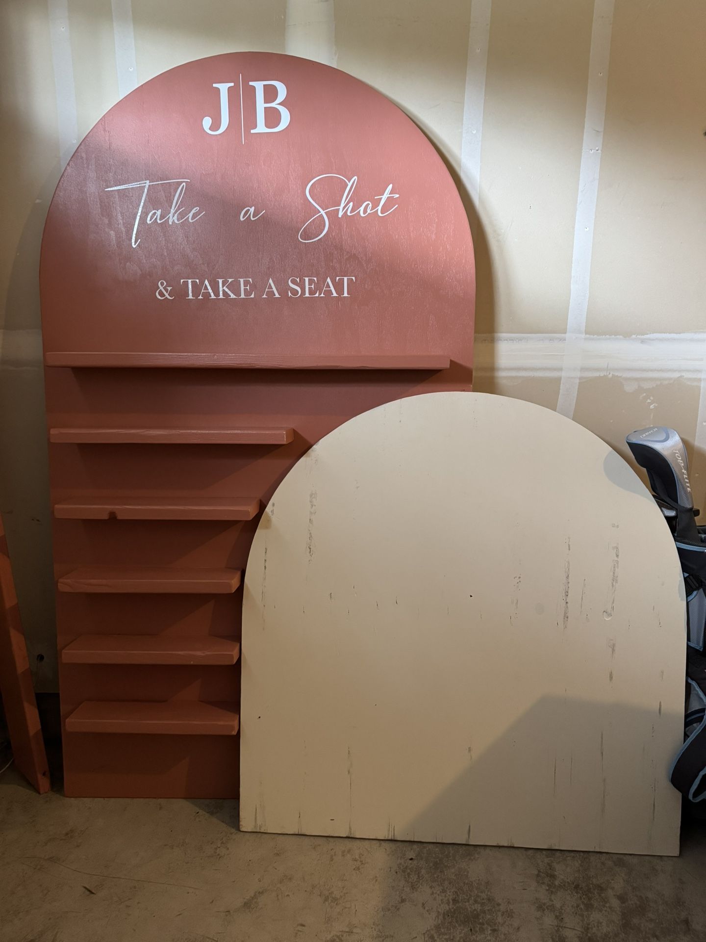 Wedding Seating/Shot Wall