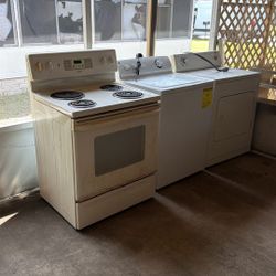 Washer, Dryer, Stove & Refrigerator All In Working Order TRADE!!!