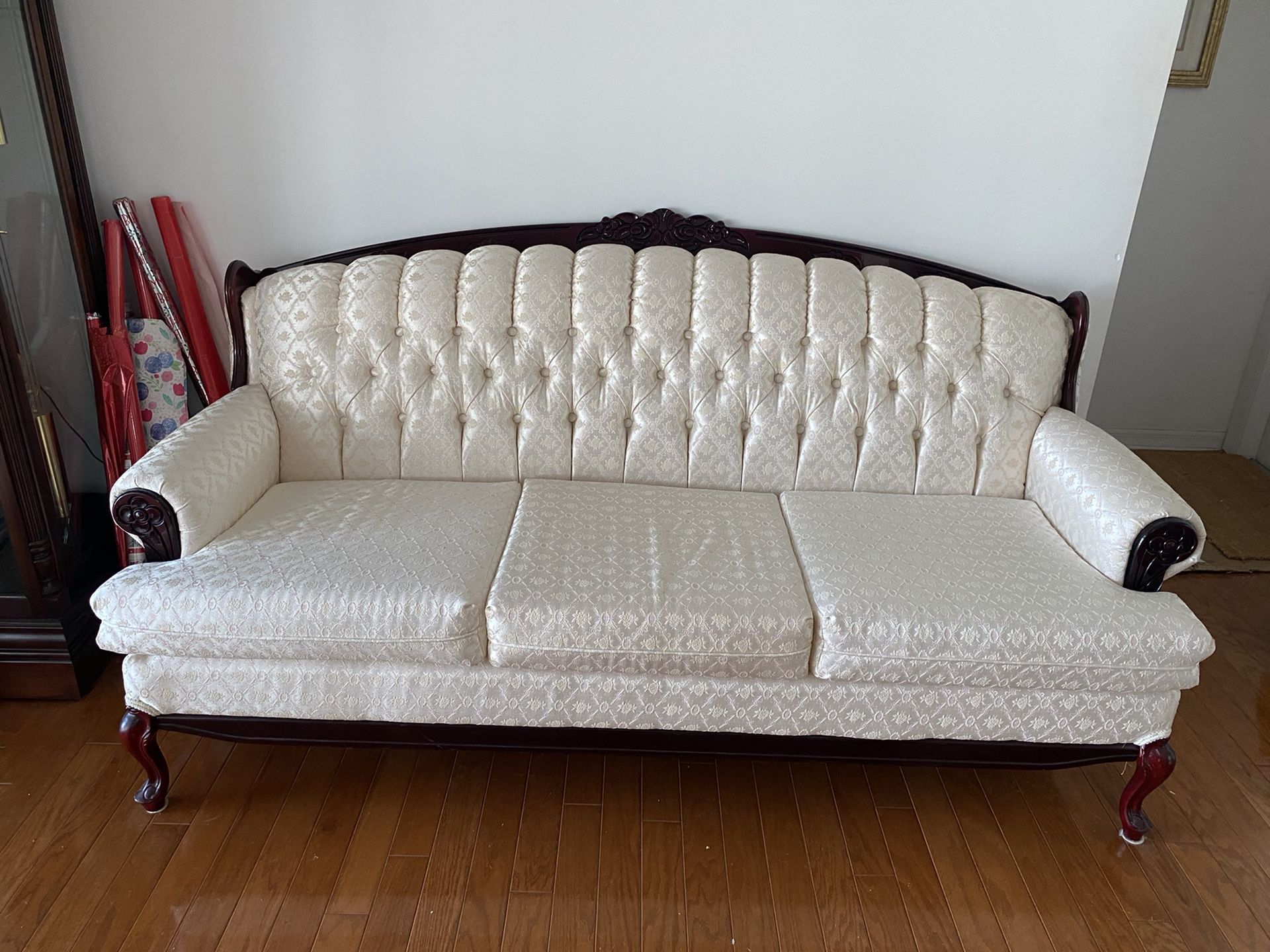 2 Antique Couch Set Like New