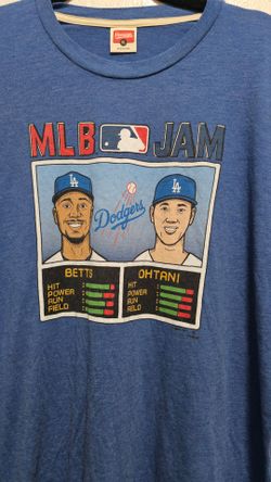 MLB Jam Dodgers Betts and Ohtani
Size XL
HOMAGE tag
Excellent condition
Super clean
25.00 firm