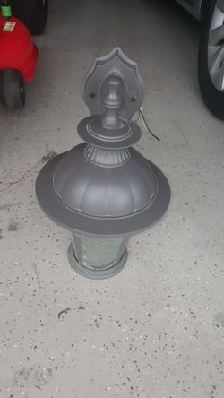 Outdoor wall light both for $15