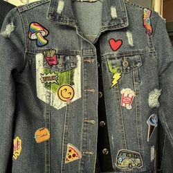 Hand Painted Jean Jacket 