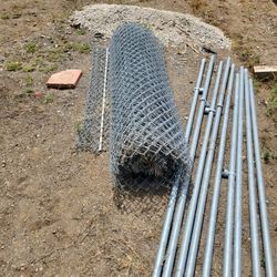 6'x 60' Long Heavy Duty Chainlink Fence