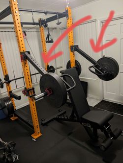 Adjustable Squat Rack Lever Arms/Belt Squat