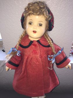 Vintage composition doll 18.5”