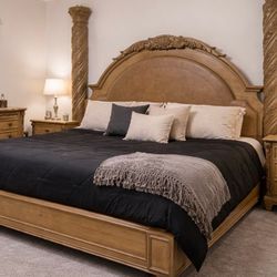 King bed frame only..