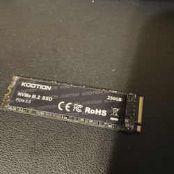 Kootion Nvme SSD m.2 DDR4, 256GB