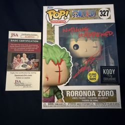 One Piece Zoro Funko Pop GITD Auto