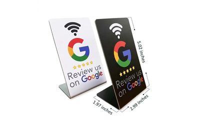 NFC Tap-to-Review Stand - Programmed & Ready to Use (NEW)