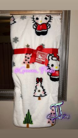 Hello Kitty Christmas Blanket 