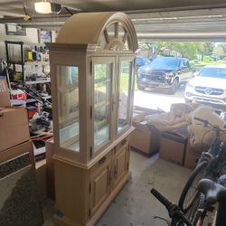 Beautiful Glass Cabniet With Light