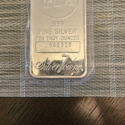 10 Ounce Silver Bar Silvertowne