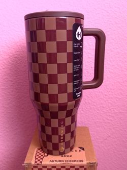NEW HydroJug Traveler 40oz Autumn Checkers Tumbler Limited Edition