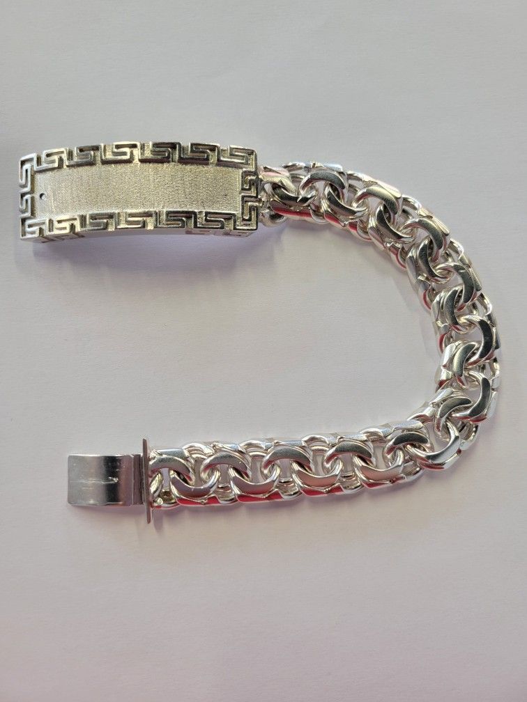 925 Sterling Silver Chino Link Bracelet