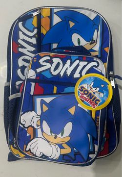 Sonic The Hedgehog Backpack and a Lunch Bag