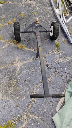 Steel Trailer Dolly with Tow Ball and Wheels