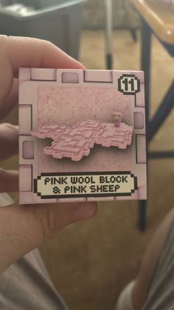 McDonald’s Happy Meal Minecraft Pink Block Set