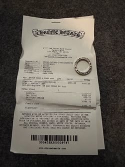 Chrome Hearts Las Vegas Spacer Ring