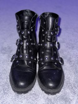 G by Guess black combat boots 8.5